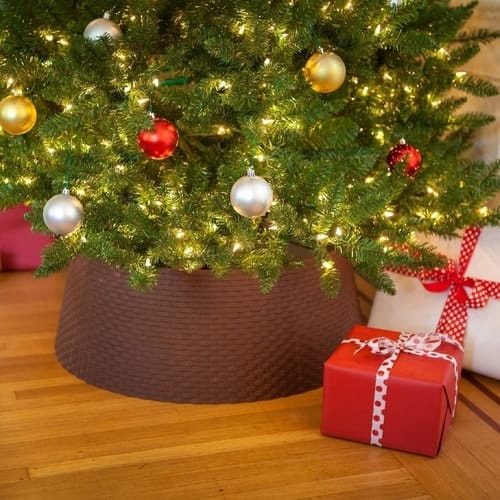 wicker Christmas Tree Collars Ideas you'll love! irrigation supplies